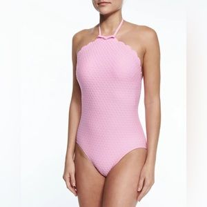 Kate Spade Pink Marina Piccola one piece swimsuit Size S/P